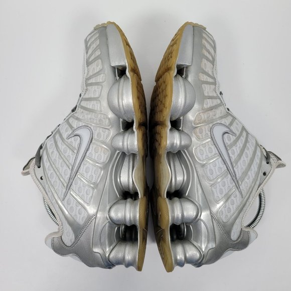 Nike Shox TL Pure Platinum Chrome 2019 Men\'s Running Shoes AV3595-003 US Size 9 main image 5